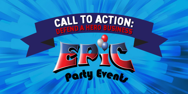 Defend a Hero Business Call to Action - Epic