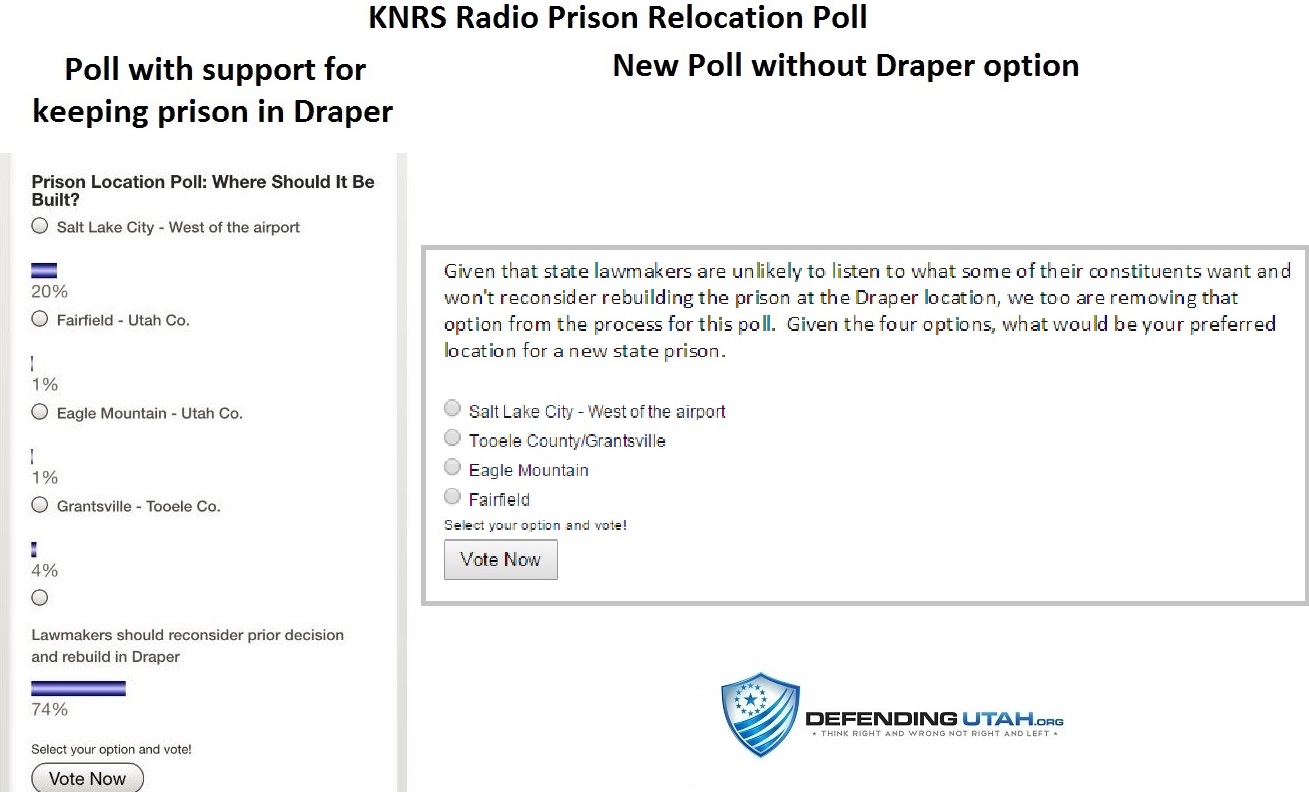 Draper Prison Relocation Poll
